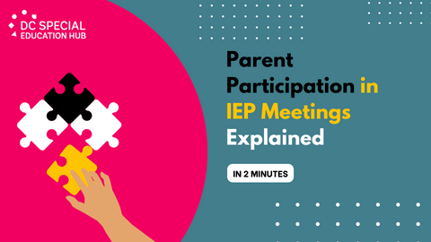 Parent Participation in IEP Meetings Explained